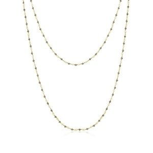 Jill Duzan Mia Pyrite Gold Necklace